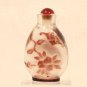 Antique Chinese Purple and clear Peking glass snuff bottle