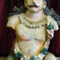 Hindu stucco statue of Krishna's father Vasudeva (ups pack n ship )