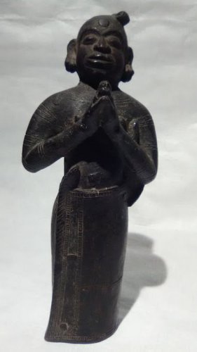 India Hindu Chola Period Bronze figure of a Priest or Holy man