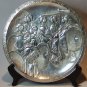 Japanese Meiji Silver Charger with Geishas
