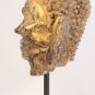 Thailand Early Period Lacquered and gilded Stucco Buddhist Head