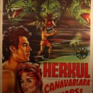 Turkish Lithograph Poster of Hercules Jane Mansfield Micky Hargitay