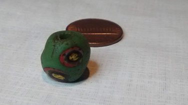 Ancient Roman glass evil eye protection bead
