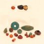Ancient Egyptian and Roman faience and glass bead group