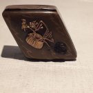 Meiji - Taisho Mixed metal diamond shaped box