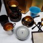 Japanese Chinese Vintage Antique group Lot screen lacquer Peking glass Shunga