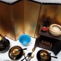 Japanese Chinese Vintage Antique group Lot screen lacquer Peking glass Shunga