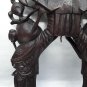 CHINESE ROSEWOOD SILVER WIRE BELL STAND