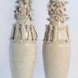 Chinese Song-Sung Dynasty pair of Qingbai glazed funerary urns