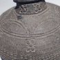 Rare Silla period stoneware  incised rounded pot with lid