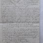 8 page handwritten letter by King Leopold of Belgium
