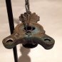 Roman style Bronze oil lamp with chain