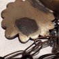 Roman style Bronze oil lamp with chain