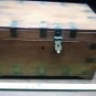 Colonial Teak and Brass Campagne Letter box