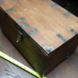Colonial Teak and Brass Campagne Letter box