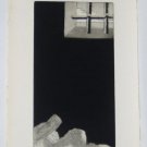 Ben Zion " The Life of A Prophet" Etching IX " Incarcerated"