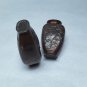 Pair of Taisho Copper Clad metal vases