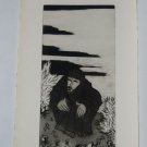 Ben Zion " The Life of A Prophet" Etching XIII " In The Desert"