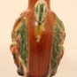 Antique Chinese Tang Dynasty style sancai glazed flask with rabbits