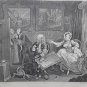 "William Hogarth" A Harlot Progress suite 6 pieces Heath ed