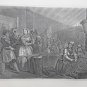 "William Hogarth" A Harlot Progress suite 6 pieces Heath ed