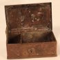 Antique British Colonial Betel nut Brass Box with compartment