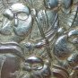 Japanese Meiji Silver Clad Charger with Geishas