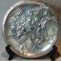 Japanese Meiji Silver Clad Charger with Geishas