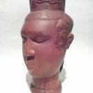 Palm Wine Drinking portrait Cup carved wood