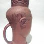 Palm Wine Drinking portrait Cup carved wood