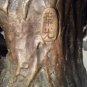 Japanese Meiji Bronze okimono Hawk on Rockery base signed