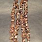 Hongshan style Jade-Carnelian C Shaped Dragon Bead Necklace