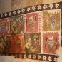 Chimu painted Textile with Monkeys Jaguars birds and Warriors