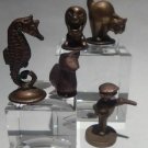 Vintage group lot of figural pipe tampers