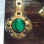 Antique Coromandel , Brass & malachite Mounted Box 19th C