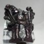 Ancient Moche solid cast silver Tumi Sceptre c 300 AD with Warriors