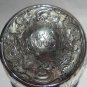 Sterling Silver & Cut Crystal Humidor stash dresser Jar