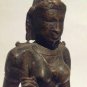 Hindu Pallava style Bronze seated statue of Parvati