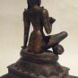 Hindu Pallava style Bronze seated statue of Parvati