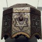 Early Spanish Toledo Gold and Silver inlaid steel Jewel case