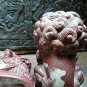 Pair of Vintage Chinese molded Foo Dogs