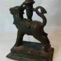 Indian Hindu 18-19thc Bronze Nandi Incense or Joss stick holder