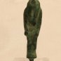 Seated Bronze Figure of Anubis On a throne