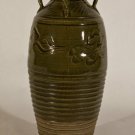 Chinese Song Style olive glazed Lug Handled Jar