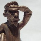 Sterling Edmund Lanier Sci Fi author and sculptor Bronze "Explorer"