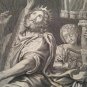 King David playing the harp By Jacques Chereau 1718-1729