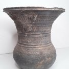 Rare Korean Silla Flared Rim Vase Pot with Incised neck