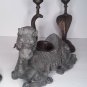 Austrian Mideastern Camel Censor and Cobra Candlesticks as is