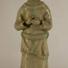 Chinese Qingbai Glazed Pottery Court figure