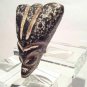 Hongshan Nephrite Alien Head Toggle Pendant with Tremolite